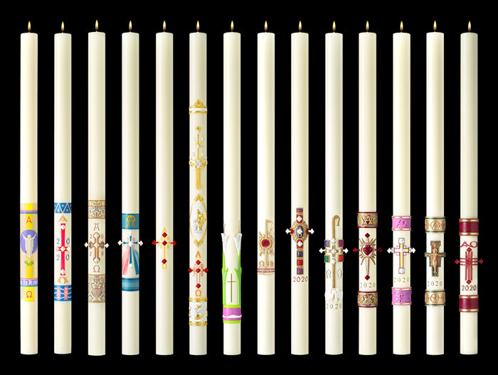 cathedral paschal easter candles