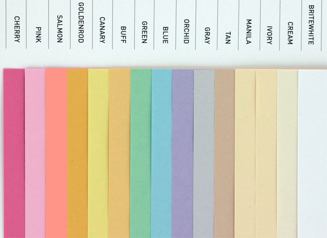 Legal Colour Paper, 8.5" x 14"