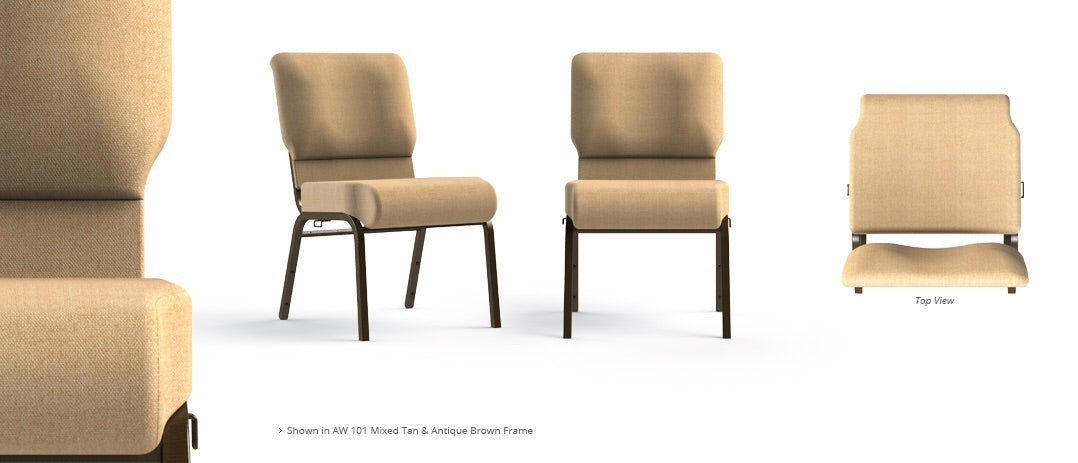 SS7701-20HZ Shown in Mixed Tan with Antique Brown frame.