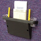 Plastic Card Pocket with Communion Cup Holders