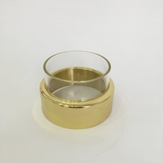 Glass & Brass Flame Protector