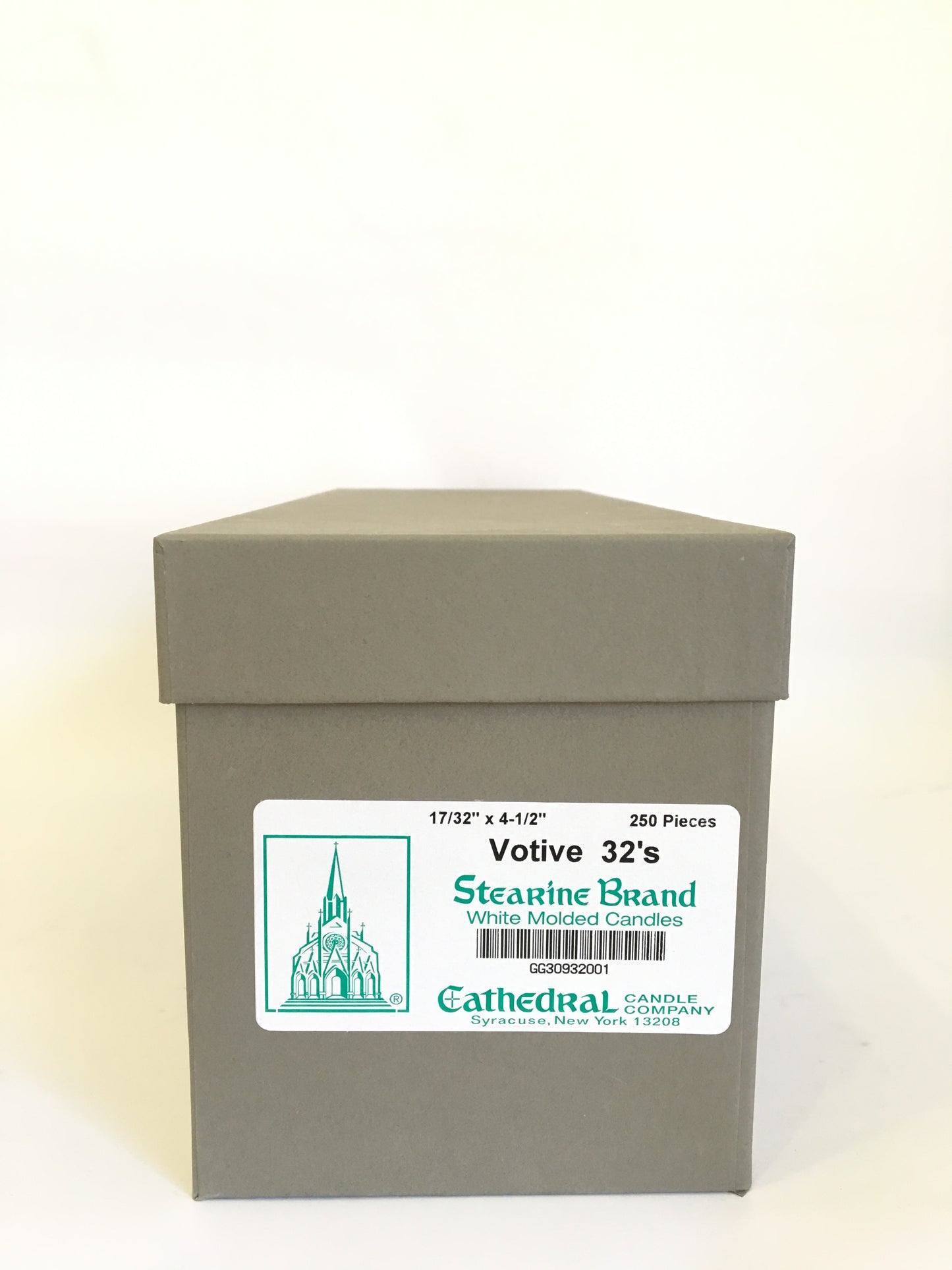 17/32" x 4 1/2" Plain End Candle