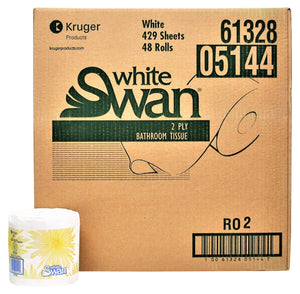PICK UP ONLY - White Swan 2 ply Toilet Tissue - $39/case