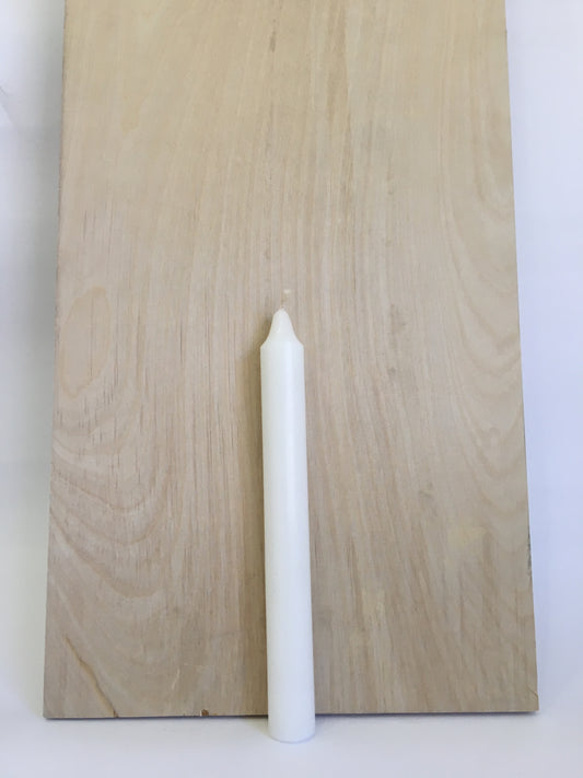 7/8" x 8" Plain End Candle