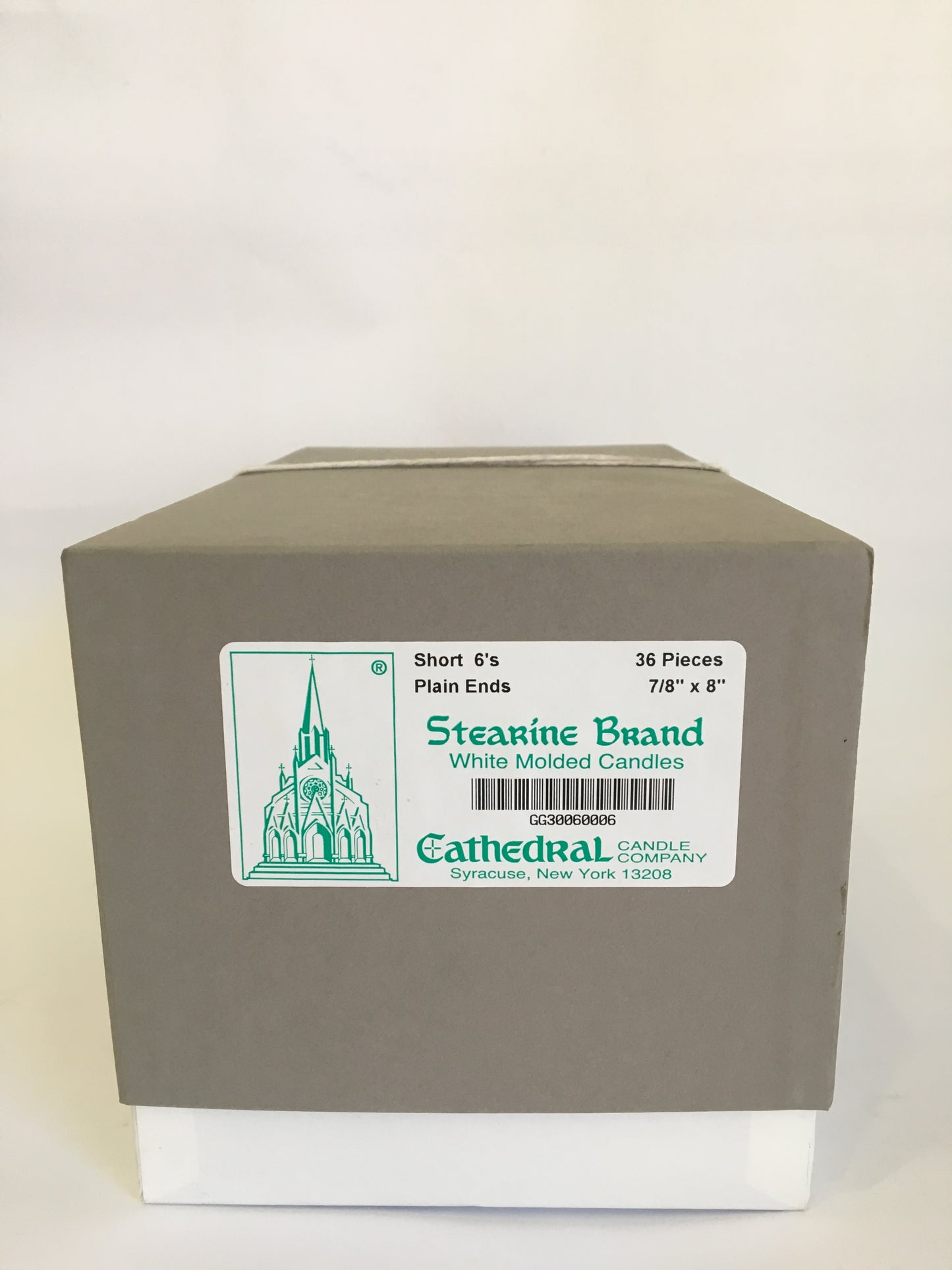 7/8" x 8" Plain End Candle