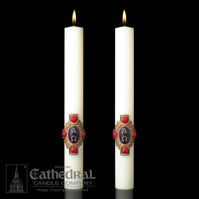 Christ Victorious Altar Candles