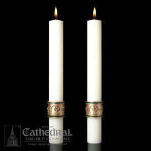 Cross of St. Francis Altar Candles