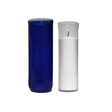 royal blue glass globe for 5 day 7 day insert candle